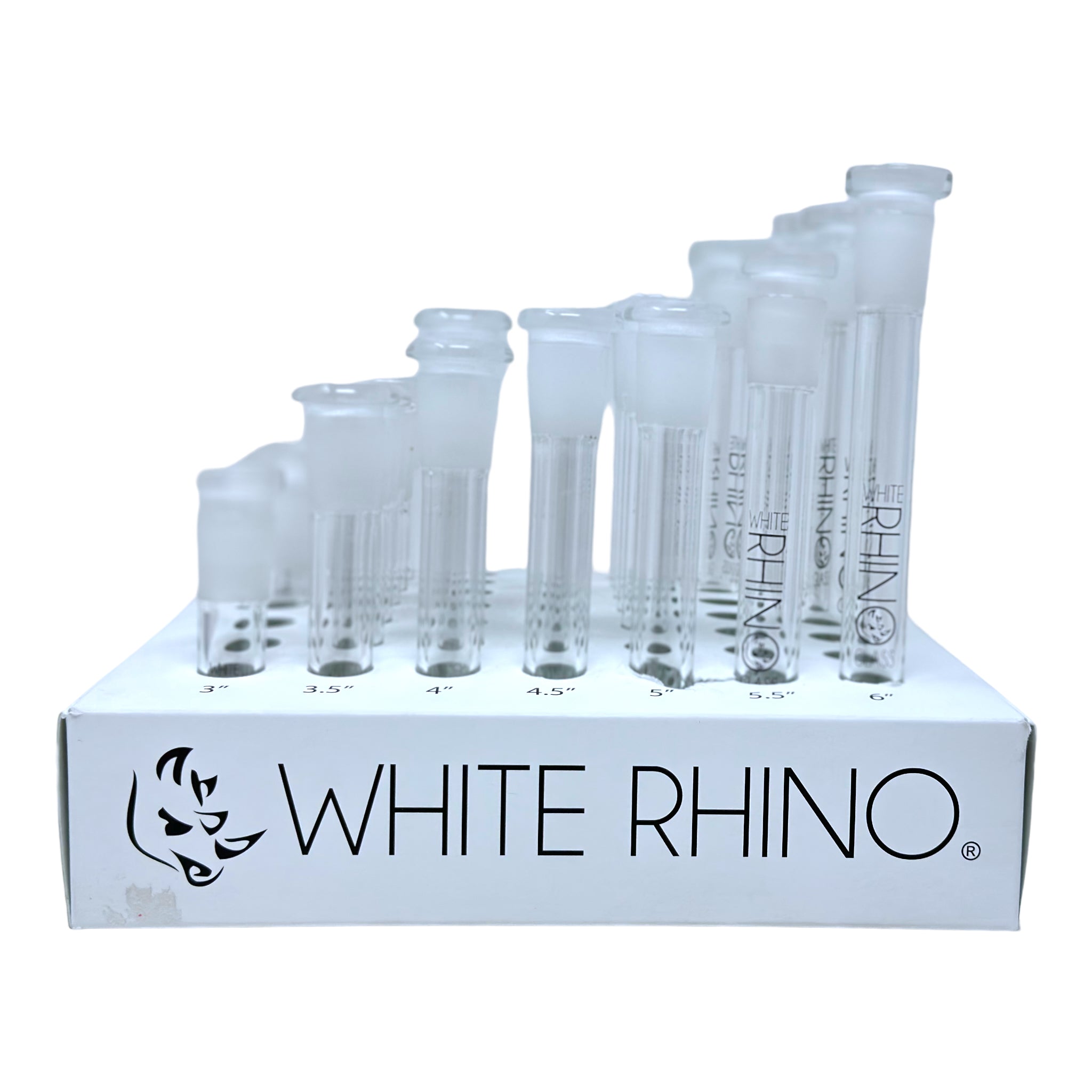 Tallo de plumón de rinoceronte blanco